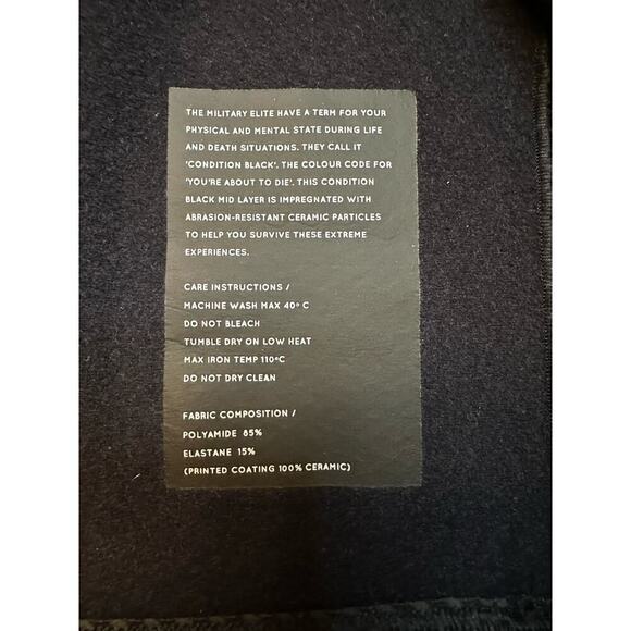 Vollebak Condition Black Ceramic Midlayer - Picture 6 of 6